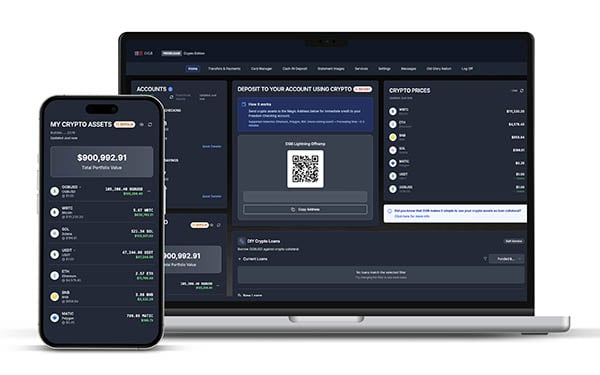Devices showing OGB's Crypto Dashboard Devices showing OGB's Crypto Dashboard